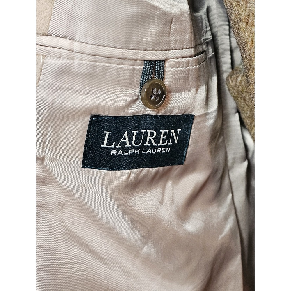 LAUREN RALPH LAUREN WOOL BLEND LONG OVER COAT LB VEST SCARF XL - Picture 5 of 8